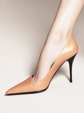 Teatro alla Scala Italian Leather Ballet Pink Pointed Toe Pumps Sz 8